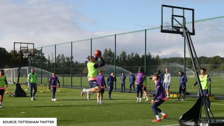 Gareth Bale in contention to start for Tottenham vs West Ham, seen hooping in training gareth bale