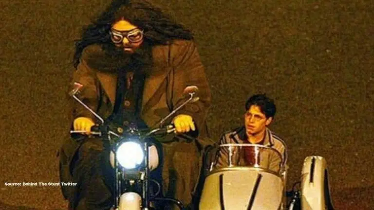 'Harry Potter' stunt double on falling off from 50-feet and other stunts, calls it 'crazy' Source: Behind The Stunts Twitter