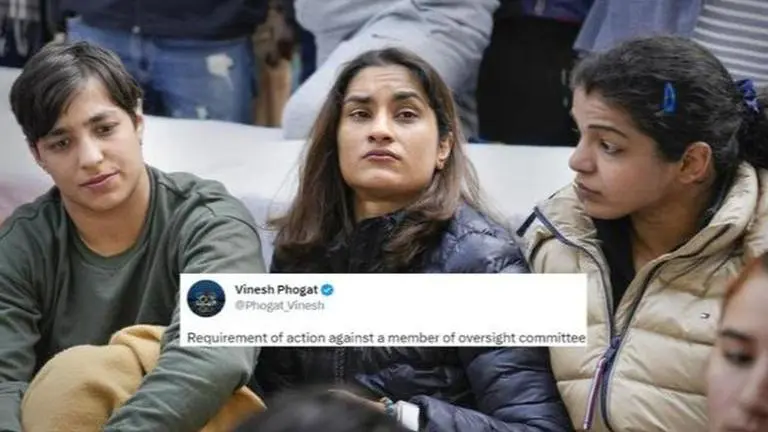 Vinesh Phogat accuses member of oversight committee for leaking 'Sensitive Information' Vinesh Phogat