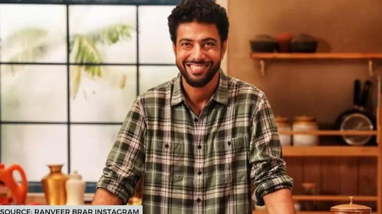 Ranveer Brar shows how to make Schezwan Aloo Chat at home; Watch ranveer brar