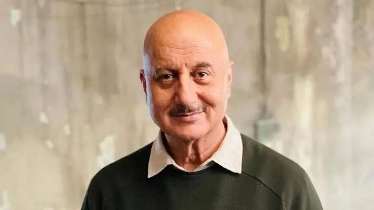 Anupam Kher sports serious look in his first poster from Tiger Nageswara Rao Tiger Nageshwara Rao
