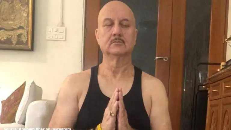 Anupam Kher drops fitness motivation video; says 'exercise helped me with my mind clarity' Anupam Kher
