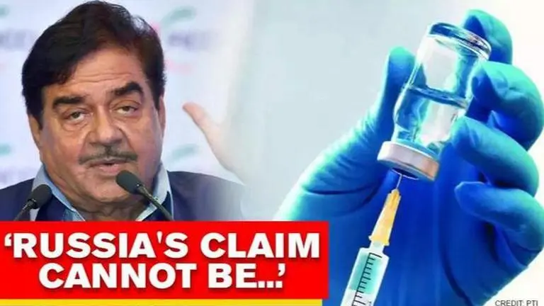 'Cannot be taken lightly': Shatrughan Sinha hails Russia on successful COVID vaccine trial Shatrughan Sinha