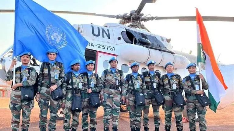 India deploys largest all-women platoon of peacekeepers to the UN Mission in Abyei All-women Indian platoon
