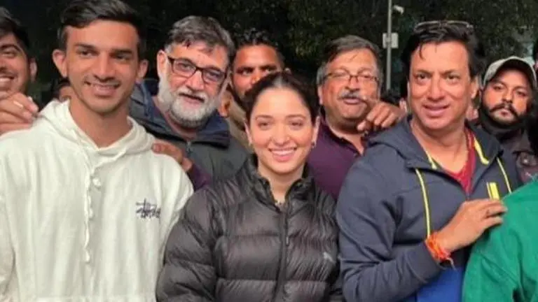 Tamannaah announces first schedule wrap up of 'Babli Bouncer' via latest video; Watch Tamannaah Bhatia wraps babli bouncer