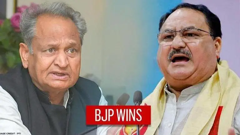 Setback to Congress as BJP wins big in Rajasthan Zila & Panchayat elections; Nadda lauds Rajasthan's local body polls