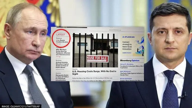 Bloomberg apologises for accidentally reporting 'Russia invades Ukraine'; Kremlin reacts Bloomberg