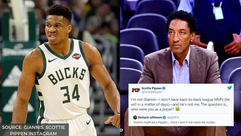 Scottie Pippen slams Richard Jefferson for comparisons with reigning MVP Giannis scottie pippen