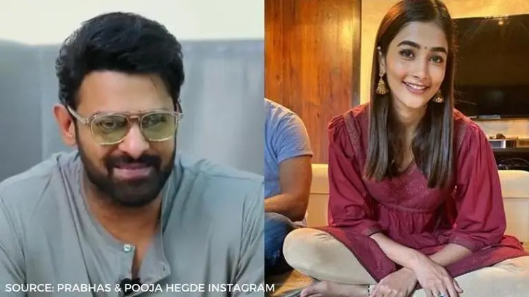 Prabhas unveils Pooja Hegde's 'Radhe' look on her birthday as he wishes her Prabhas