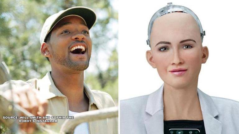 Will smith best sale sophia robot