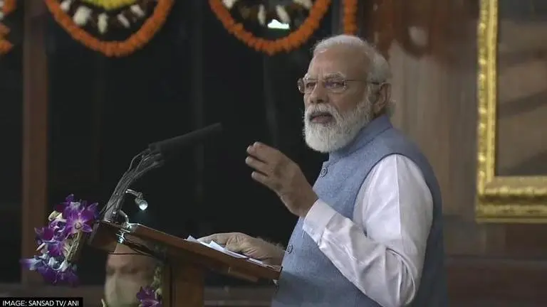 PM Modi takes dig at Congress in Constitution Day address; 'Party for & by the family...' PM Modi