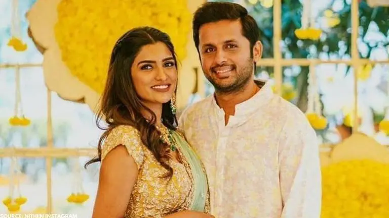 Nithiin visits Telangana Chief Minister to invite him to his wedding in July; see pics Nithiin