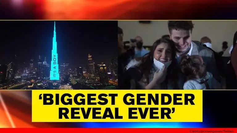 Dubai couple spends $100k to host gender reveal event at Burj Khalifa; netizens divided Dubai