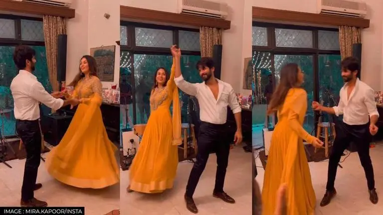 Shahid Kapoor & Mira dance their heart out at latter's parents anniversary; Fans react Shahid Kapoor