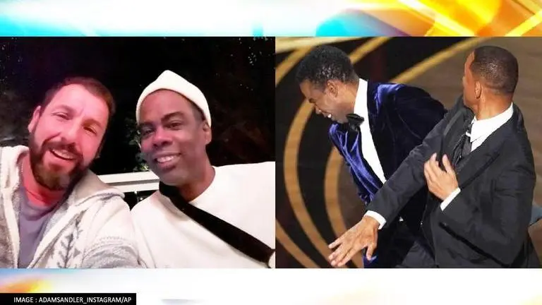 Adam Sandler jumps to the support of Chris Rock after Oscars 2022 fiasco with Will Smith Adam Sandler