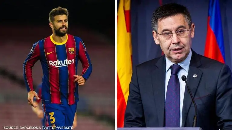 Gerard Pique seemingly happy with Bartomeu's resignation, claims change was necessary Gerard Pique