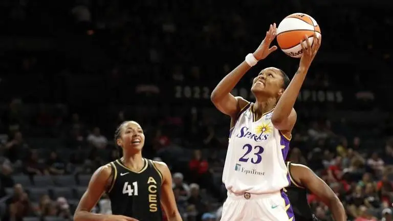 Angeles Sparks snap 13-game skid against Las Vegas Aces with 78-72 victory Sparks vs Aces