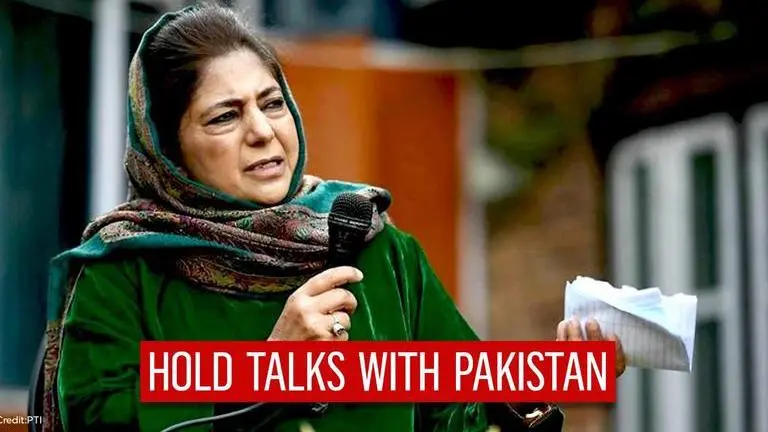 Mehbooba Mufti appeals to Indian govt to 'hold talks with Pak to end violence in Kashmir' Mehbooba Mufti
