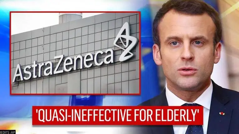 AstraZeneca-Oxford COVID vaccine 'Quasi-Ineffective' for elderly: French President Macron AstraZeneca/Oxford vaccine