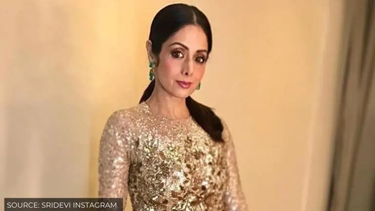 Sridevi’s unseen Manish Malhotra BTS picture in mesmerising gown; see pic Sridevi