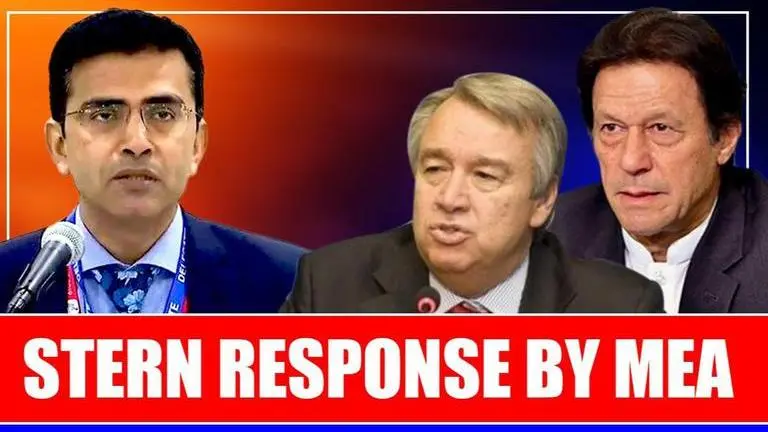 MEA responds to UNSG's mediation offer on Kashmir, says 'focus should be on vacating PoK' Raveesh Kumar