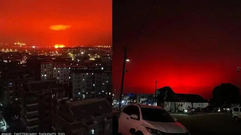 China's port city Zhoushan witnesses blood-red sky, triggers panic among citizens China