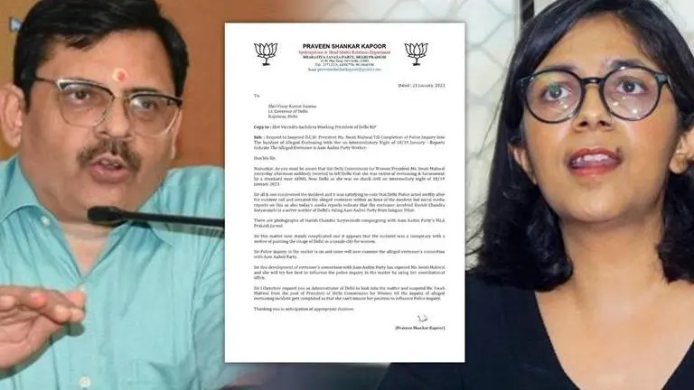 Delhi BJP demands DCW chief Maliwal's suspension for impartial probe of her molestation charge BJP Leader Demands suspension of DCW Chief