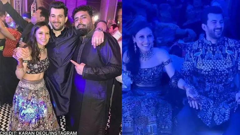 Karan Deol shares unseen photos from his wedding festivities with Drisha Acharya Karan Deol
