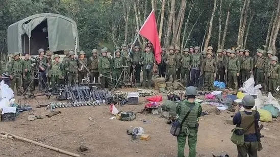 151 Myanmar soldiers seek refuge in Mizoram after camps overrun by