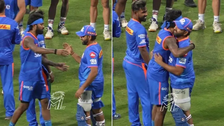 Hardik Pandya and Rohit Sharma