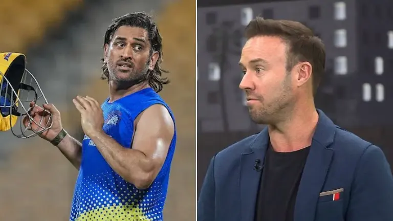 MS Dhoni and AB de Villiers