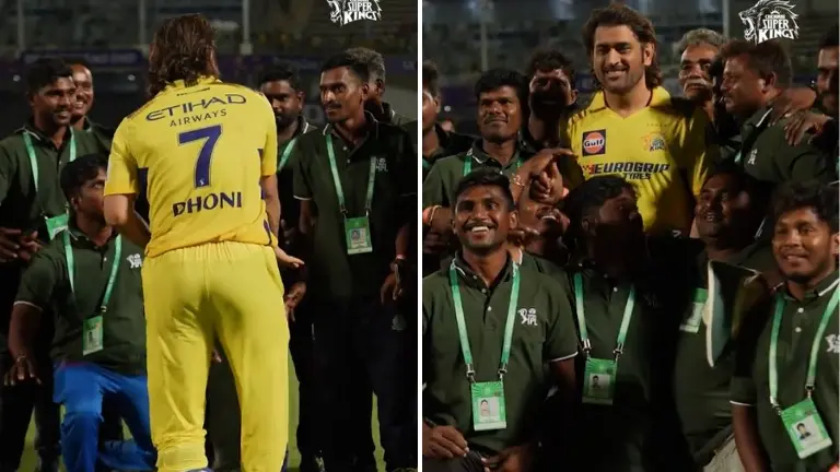 'Hyderabad curator is a big MS Dhoni fan': Ex-India coach's SENSATIONAL take on SRH vs CSK match MS Dhoni with pitch curators