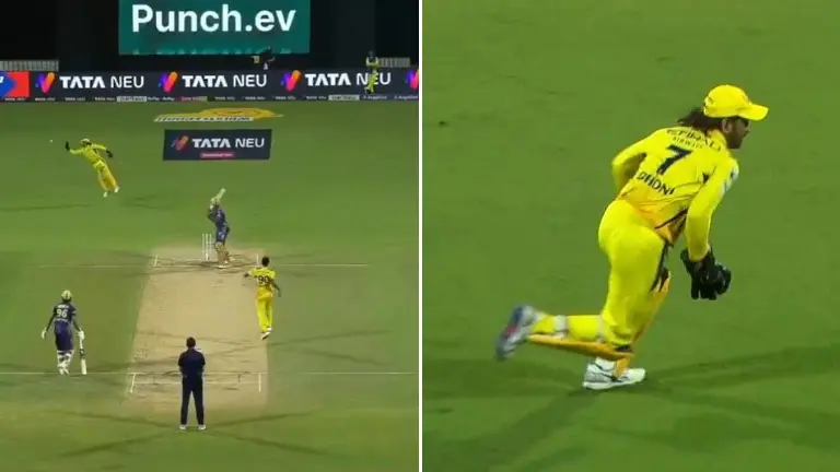 Age FINALLY catching up with MS Dhoni? Former CSK captain drops a sitter MS Dhoni