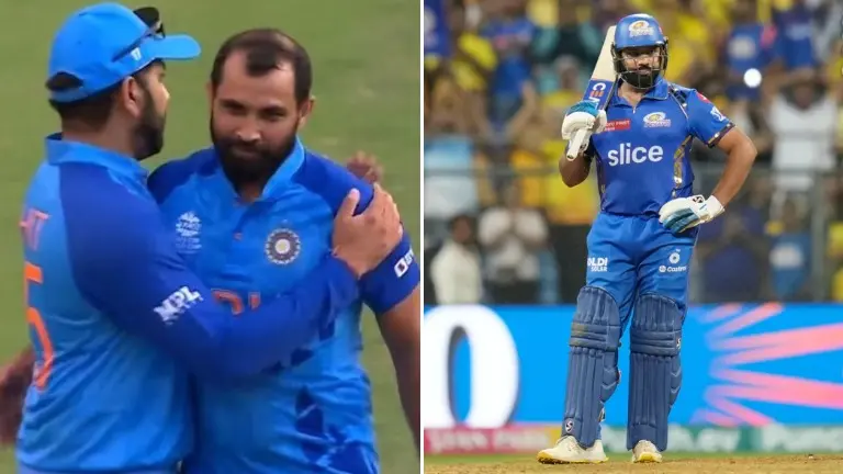 Mohammed Shami and Rohit Sharma