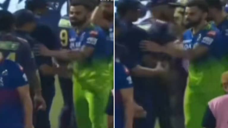 Virat Kohli REFUSES TO SHAKE HANDS with umpires after KKR vs RCB match ...