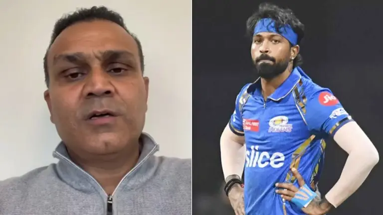 Hardik Pandya DROPPED, Surprising name picked: Virender Sehwag selects India's T20 WC playing XI Virender Sehwag and Hardik Pandya