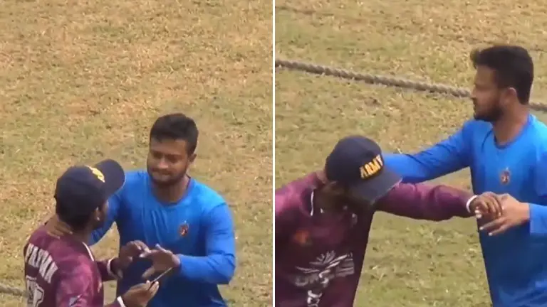 Shakib Al Hasan ASSAULTS a fan who wanted a selfie with former Bangladesh captain - WATCH Shakib Al Hasan