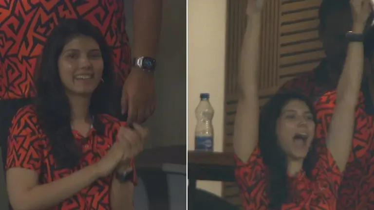 SRH vs RR: Kavya Maran jumps in joy as Hyderabad qualify for IPL 2024 final - WATCH Kavya Maran