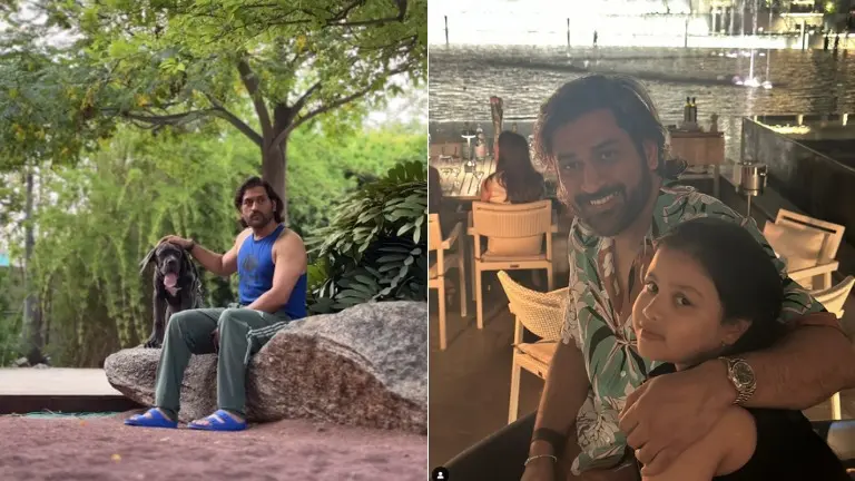 MS Dhoni's daughter Ziva Dhoni pays emotional tribute to CSK legend on Father's Day - WATCH MS Dhoni and Ziva