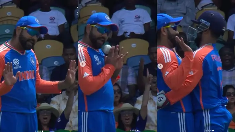 Rohit Sharma hilariously asks Rishabh Pant to calm down, wicket-keeper throws ball at him - WATCH Rohit Sharma and Rishabh Pant