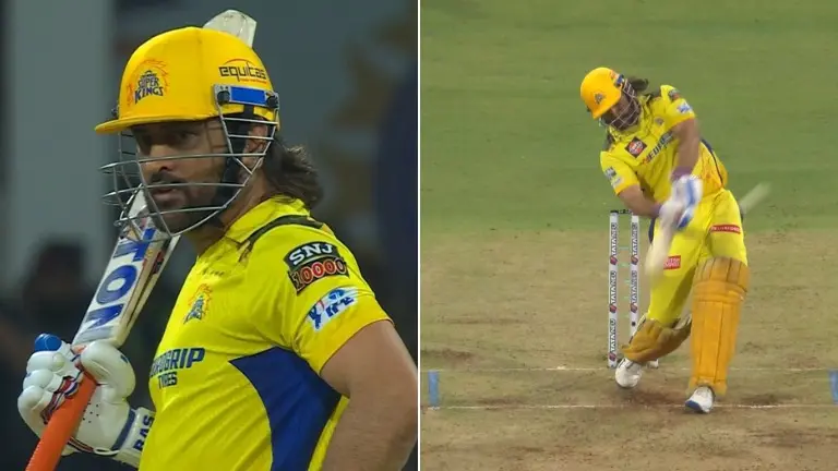 'Bollywood made MS Dhoni's biopic too early': 45,000 fans go CRAZY as MSD hits 101m GIANT SIX MS Dhoni