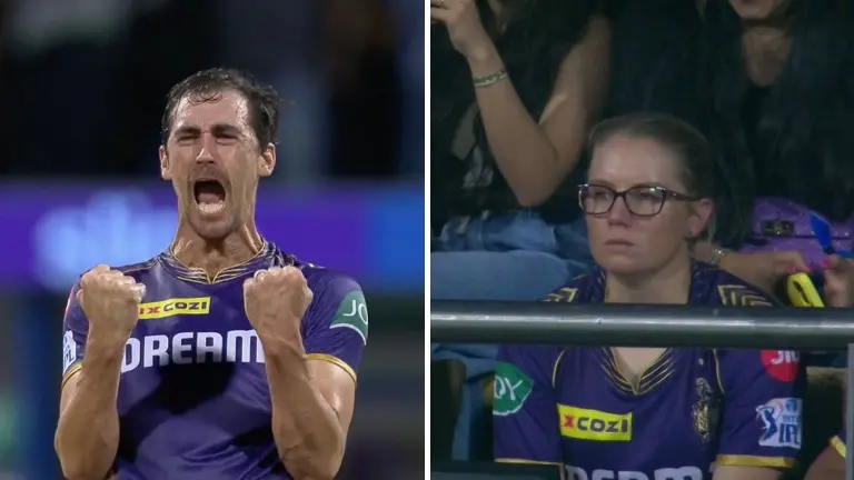 'Everything's better since she turned up': Mitchell Starc's comment for wife Healy melts internet Mitchell Starc and Alyssa Healy