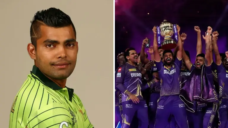 Umar Akmal and KKR team