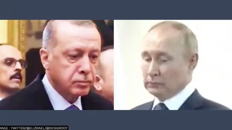Putin gets 'taste of his own medicine' as Erdogan makes him wait for talks in Tehran Putin