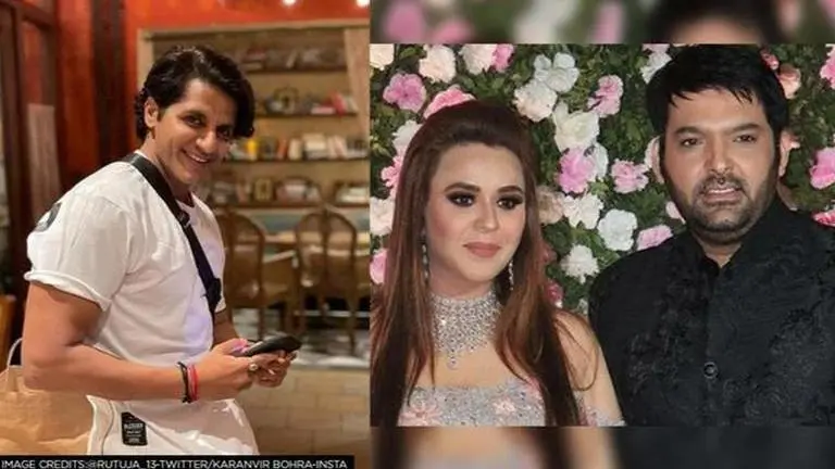 Kapil Sharma, Ginni Chatrath celebrate Ganesh Chaturthi with Karanvir & his wife; See pic Kapil Sharma