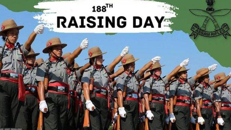 Assam Rifles celebrates its 188th Raising Day in Shillong; bravehearts ...