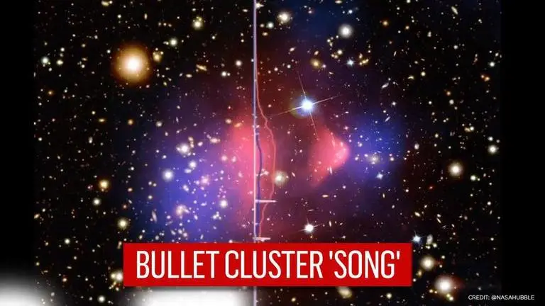 ‘Turn it up’: NASA shares ‘music of spheres’ as it digitally converts Bullet Cluster image NASA