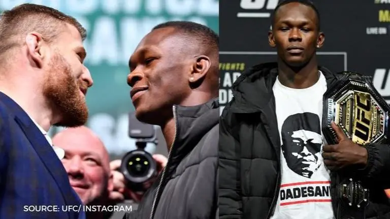 Israel Adesanya honours father Oluwafemi by wearing ‘Dadesanya’ shirt at UFC 259 presser Israel Adesanya