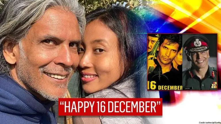 Milind Soman featured in '2 movies related to same day', Ankita wishes 'Happy 16 December' Milind Soman featured in '2 movies related to same day', Ankita wishes 'Happy 16 December'