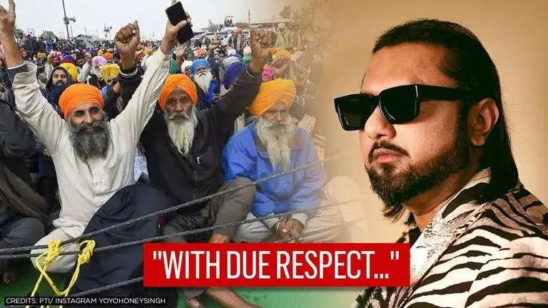 Amid farmers' protests, Yo Yo Honey Singh postpones song release 'with due respect' Amid farmers' protests, Yo Yo Honey Singh postpones song release 'with due respect'